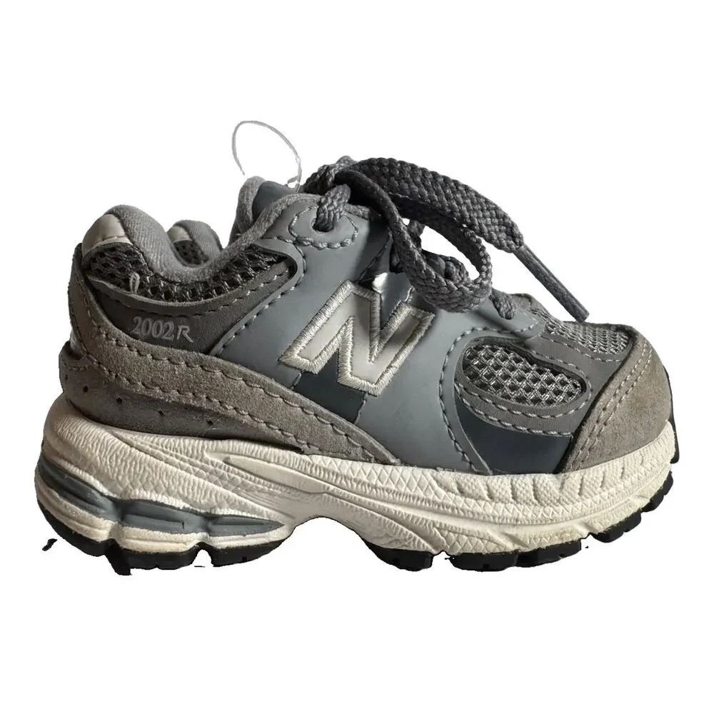 New Balance 2002R Gray Sneakers Shoes US 5 Suede Mesh Running Lifestyle
